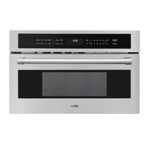 KoolMore KM-CWO30-SS Built-in Microwave with Convection Oven and Air Fryer, 1000W Power with 10 Levels, UL Listed Capacity in Stainless-Steel, 30 in/1.6 cu. ft, Silver