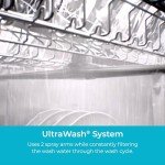 Kenmore 24" Built-In Stainless Steel Tub Dishwasher with SmartWash, Smart Dry, and MoreSpace Adjustable Rack, Energy Star Certified, Fingerprint Resistant Stainless Steel