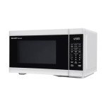 SHARP Countertop Microwave Oven with Removable 12.4" Carousel Turntable, 1000 Watt, 1.1 Cubic Feet, White