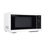 SHARP Countertop Microwave Oven with Removable 12.4" Carousel Turntable, 1000 Watt, 1.1 Cubic Feet, White