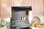Broan-NuTone F403023 Exhaust Fan for Under Cabinet Two-Speed Four-Way Range Hood, 30-Inch, Black