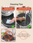 HomCozy Electric Pizza Oven Indoor with Glazed Ceramic Stone, 12-Inch Portable Countertop Pizza Maker with Adjustable Timer, 1200W Heat up to 800°F Pizza Maker with Viewing Window for Home DIY Pizza