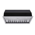 KOBE Range Hoods INX2630SQB-700-3 Insert Range Hood, 30-Inch, Stainless Steel