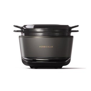 Vermicular Musui–Kamado (RICEPOT) | Cast Iron Induction Cooker | Precision Multicooker | Japanese Rice Cooker | Slow Cooker | Non-Toxic Enameled Cast Iron Pot | Charcoal | US Model (120V)
