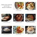 Vermicular Musui–Kamado (RICEPOT) | Cast Iron Induction Cooker | Precision Multicooker | Japanese Rice Cooker | Slow Cooker | Non-Toxic Enameled Cast Iron Pot | Charcoal | US Model (120V)