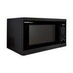 SHARP Countertop Microwave Oven with Removable 12.4" Carousel Turntable, 1100 Watt, 1.4 Cubic Feet, Black