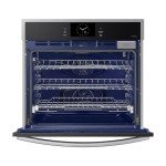 SAMSUNG 30" Single Wall Oven with Steam Cook, Stainless Steel, NV51CG600SSRAA