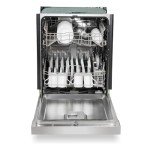 COSMO COS-DWD24FBR 24 in. Front Control Built-In Tall Tub Dishwasher in Fingerprint Resistant Stainless Steel
