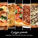 2025 Upgraded Pizza Oven, Indoor Pizza Oven Heats up to 840°F, Bake 12 Inch Pizzas in 90 Seconds, 6 Touchscreen Presets Countertop Electric Pizza Maker with Pizza Stone&Peel&Cutter Included