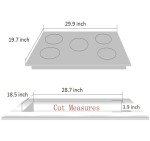 Deli-kit 30 Inch Gas Cooktop, Stainless Steel Built-in 5 Burners Stovetop Dual Fuel Gas Hob NG/LPG Convertible Gas Cooktop DK5712