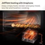 VAL CUCINA 7-in-1 Steam Convection Oven Countertop with Air Fry, Bake, Sous Vide, Ferment, Built-in Recipes | Anti-Scalding, Self Clean, Food-grade Stainless Steel Cavity & Accessories | 1500W