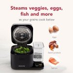 KitchenAid Grain and Rice Cooker 8 Cup with Automatically Sensing Integrated Scale + Water Tank, KGC3155BM