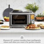 Breville BMO870BST Combi Wave 3-in-1 Microwave, Air Fryer and Convection Oven, Black Stainless Steel