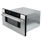 KoolMore KM-MD30-SS Microwave Drawer, Capacity in Stainless-Steel, 30 in/1.2 cu. ft, Silver