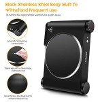 Cusimax Portable Electric Stove, 1200W Infrared Single Burner Heat-up In Seconds, 7 Inch Ceramic Glass Single Hot Plate Cooktop for Dorm Office Home Camp, Compatible w/All Cookware - Upgraded Version