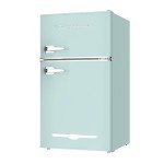Frigidaire EFR840 Retro Mini Fridge with Freezer & Side Bottle Opener - Small 2 Door Refrigerator for Office Bar or College Dorm Room - 3.2 Cu Ft, Mint
