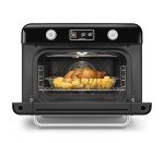 SMEG COF01Countertop Combi Oven - Multi-Function Grill, Air Fry, Steam, Bake, Convection, Defrost, and Warm, 10 Cooking Functions - Made In Italy (Black)