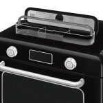 SMEG COF01Countertop Combi Oven - Multi-Function Grill, Air Fry, Steam, Bake, Convection, Defrost, and Warm, 10 Cooking Functions - Made In Italy (Black)