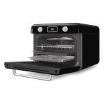 SMEG COF01Countertop Combi Oven - Multi-Function Grill, Air Fry, Steam, Bake, Convection, Defrost, and Warm, 10 Cooking Functions - Made In Italy (Black)