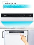 BLACK+DECKER 24" Built-In Dishwasher, 12-Place Setting Capacity with Stainless Steel Tub, Dish Washer with 5 Wash Programs and Smart Wash Cycle, ENERGY STAR Certified, BDW100MW, White