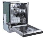 Honeywell 24 Inch Dishwasher with 12 Place settings, 7 Washing Cycles, Stainless Steel and Plastic Tub, UL/Energy Star- Stainless Steel
