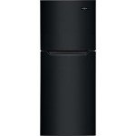Frigidaire 11.6 Cu. Ft. Compact ADA Top Freezer Refrigerator in Black with Electronic Control Panel, Reversible Door Swing, ENERGY STAR