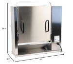 Prince Castle Slim-Line Vertical Toaster 4 Slices, 20-Second 4 Slice Toaster for Hotels, Buffets and More