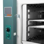 Lab Convection Oven, 1000W 110V RT + 10-300°C Thermostatic Industrial Laboratory Use Air Drying Oven Convection Temperature Controlled Adjustable Fan Speed Electric Ovens for Laboratory Use