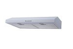 Winflo 30 In. Convertible Under Cabinet Range Hood in White with Mesh Filters and Push Buttons