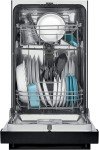 Honeywell 18 Inch Dishwasher with 8 Place settings, 6 Washing Programs, Stainless Steel Tub, UL/Energy Star- Black
