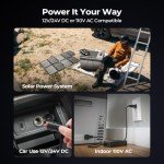 BougeRV 12 Volt Refrigerator 12V Car Fridge 30 Quart Portable Freezer Compressor Cooler -8℉~50℉ Compressor Freezer, 12/24V DC 110~240 Volt AC, for Truck RV SUV