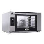 Cadco XAFT-04FS-LD 31-1/2" Bakerlux LED Full-Size Heavy-Duty Digital Countertop Convection Oven for Restaurant Hotel Food Truck Concession Kiosk, 4 Shelves, Stainless Steel, 208/240V, NSF