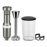 KitchenAid Variable Speed Corded Hand Blender KHBV53, Contour Silver
