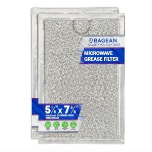 Microwave Filter Replacement 7.64” x 5.12” for GE WB06X10309 WB06X10359 Microwave Grease Filter - Also Fit’s LG Kenmore and More - Filters Kitchen Oven Air Entering Over the Range Vent Fan (2-Pack)