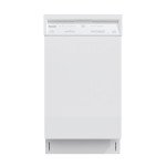 Honeywell 18 Inch Dishwasher with 8 Place settings, 6 Washing Programs, Stainless Steel Tub, UL/Energy Star- Black