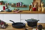 Lagostina Tradition Long Induction Cooker, Black, 26 cm, Cast Iron