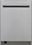 Kenmore 24" Built-In Stainless Steel Tub Dishwasher with EasyFlex 3rd Rack, SmartWash, UltraWash Plus, TurboDry, MoreSpace Adjustable Rack, Energy Star Certified, Fingerprint Resistant Stainless Steel