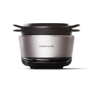 Vermicular Musui–Kamado (RICEPOT) | Cast Iron Induction Cooker | Precision Multicooker | Japanese Rice Cooker | Slow Cooker | Non-Toxic Enameled Cast Iron Pot | Matte Black & Silver | US Model (120V)