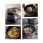 Vermicular Musui–Kamado (RICEPOT) | Cast Iron Induction Cooker | Precision Multicooker | Japanese Rice Cooker | Slow Cooker | Non-Toxic Enameled Cast Iron Pot | Matte Black & Silver | US Model (120V)