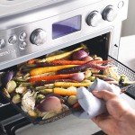 GreenPan 13-in-1 Elite Countertop Convection Oven and Air Fryer, PFOA and PFAS-Free Ceramic Tray and Pizza Pan, Adjustable Racks, Multifunction Presets, Toaster, Bake Broil Roast, Stainless Steel
