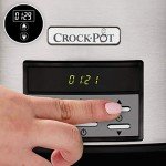 Crock-Pot Digital Slow Cooker Slow Cooker | Adjustable Cooking Time | 7.5 Litres (10+ People) | Stainless Steel [CSC063X]