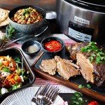 Crock-Pot Digital Slow Cooker Slow Cooker | Adjustable Cooking Time | 7.5 Litres (10+ People) | Stainless Steel [CSC063X]