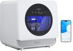 Silonn Portable Countertop Dishwasher with App Control, Mini Dishwasher with 5L Water Tank for Apartments/RVs No Hookup Needed, Dish washer with 8 Wash Programs 4 Place Settings Auto Air Dry