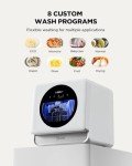 Silonn Portable Countertop Dishwasher with App Control, Mini Dishwasher with 5L Water Tank for Apartments/RVs No Hookup Needed, Dish washer with 8 Wash Programs 4 Place Settings Auto Air Dry