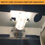 G8 Led Bulb Dimmable Under Microwave Light Bulb 50W Halogen Replacement for GE Samsung LG Over The Range Microwave Hood,120V 5W 500LM Natural White 4000K,Replaces WB08X10057,WB08X10051,2 Pack