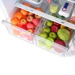Kenmore 30 in. 18.2 cu. ft. Capacity Refrigerator/Freezer with Adjustable Glass Shelving, Humidity Control Crispers, Gallon Door Bins, ENERGY STAR Certified, White