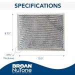Broan-NuTone 41F Replacement Charcoal Filter for Ductless Range Hood Series, Carbon Air Filter, Charcoal Air Filter for Kitchen