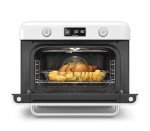 SMEG COF01Countertop Combi Oven - Multi-Function Grill, Air Fry, Steam, Bake, Convection, Defrost, and Warm, 10 Cooking Functions - Made In Italy (White)
