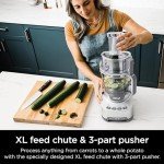Ninja Food Processor, Professional XL, 1200 Peak-Watts, 4-in-1, Chopping, Slicing/Shredding, Purees, Dough, 12-Cup Processor Bowl, 2 Blades & 2 Discs, Feed Chute/Pusher, Black, NF701