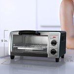 BLACK+DECKER TO1705SB 4-Slice Toaster Oven, Stainless Steel